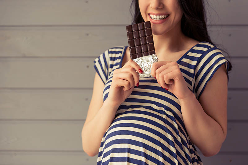 Chocolade tijdens de zwangerschap goed voor mama en de baby